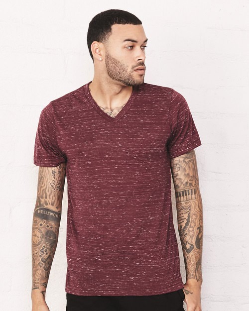 Bella + Canvas - Unisex Short Sleeve V-Neck Jersey Tee