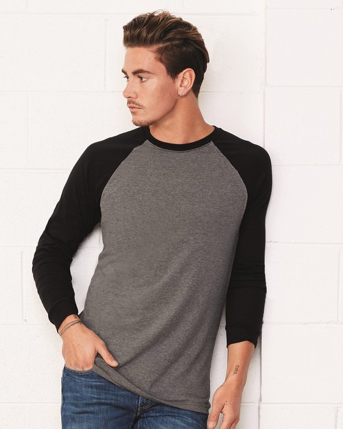 Bella + Canvas - Long Sleeve Jersey Baseball Tee