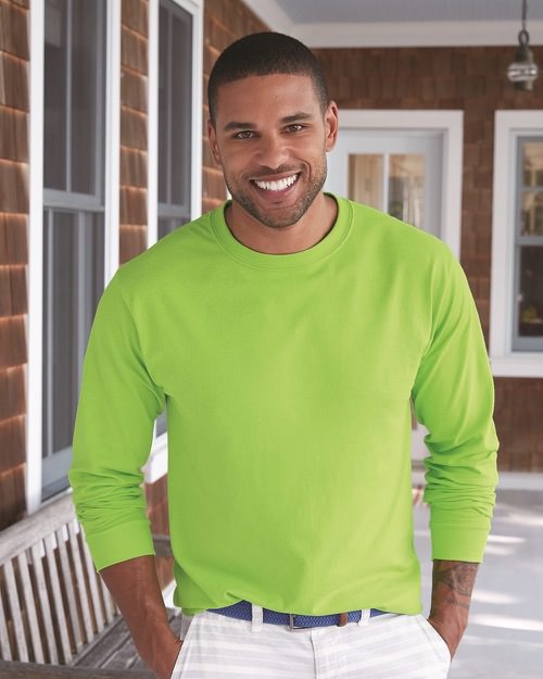 Hanes - Tagless Long Sleeve T-Shirt