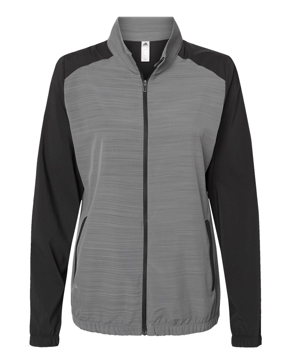 Adidas - Womens Heather Block Full-Zip Windshirt
