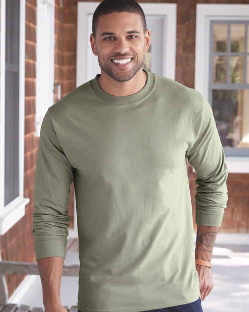 Hanes - Beefy-T Long Sleeve T-Shirt