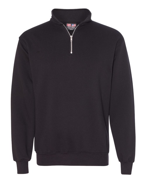 Bayside - USA-Made Quarter-Zip Pullover Sweatshirt