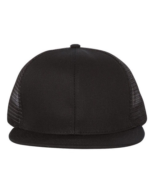 Mega Cap - Flat Bill Six-Panel Trucker Cap