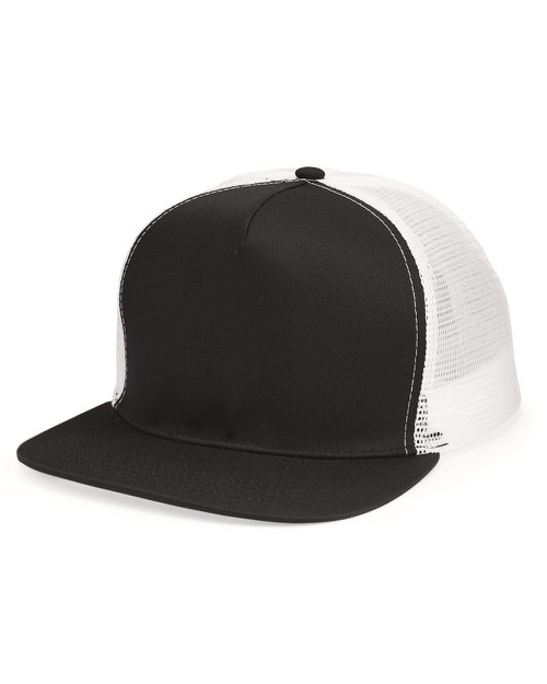 Mega Cap - Flat Bill Five-Panel Trucker Cap