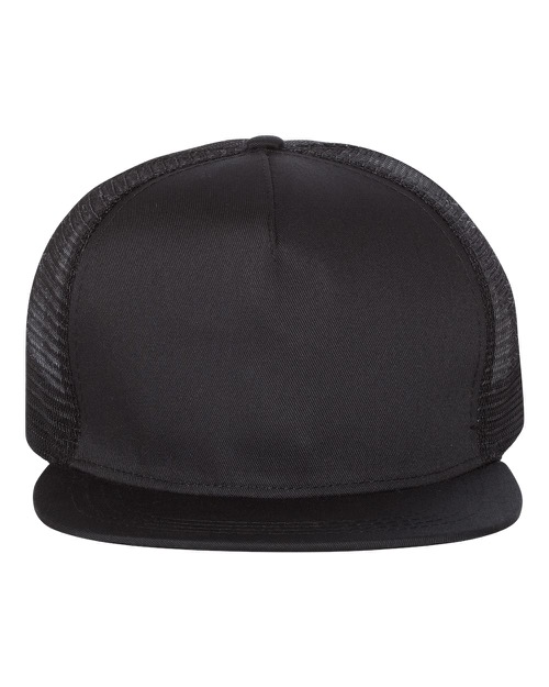 Mega Cap - Flat Bill Five-Panel Trucker Cap