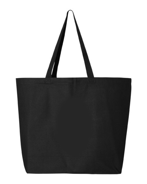 Q-Tees - Tees-24.5L Jumbo Canvas Tote