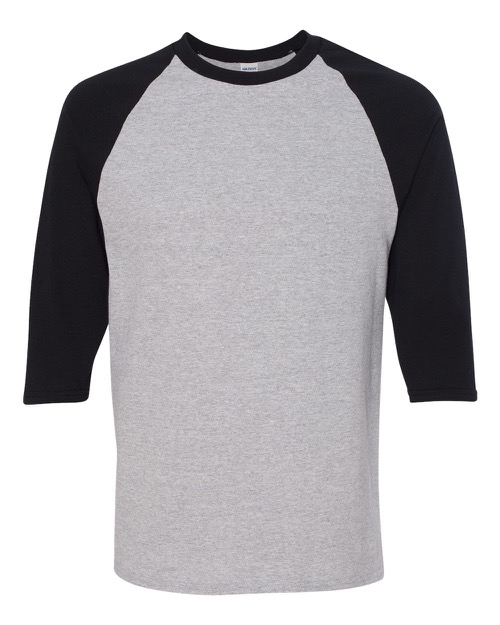 Gildan - Heavy Cotton Three-Quarter Raglan Sleeve Baseball T-Shirt