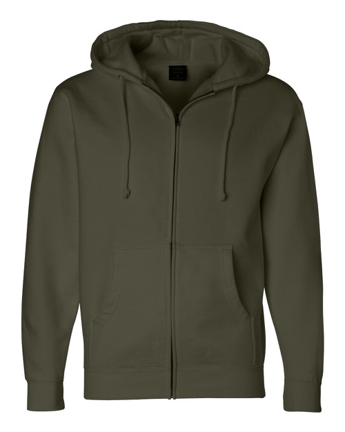 Independent Trading Co. - Full-Zip Hooded Sweatshirt