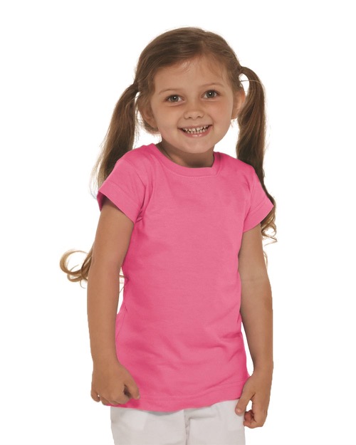 Rabbit Skins - Toddler Girls Fine Jersey Tee