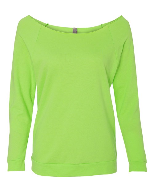 Next Level - Women's Terry Raw Edge Three-Quarter Sleeve Raglan