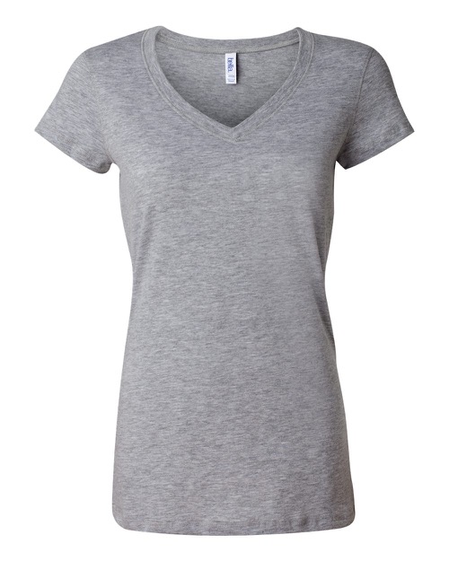 Bella + Canvas - Women's Short Sleeve Jersey V-Neck Tee
