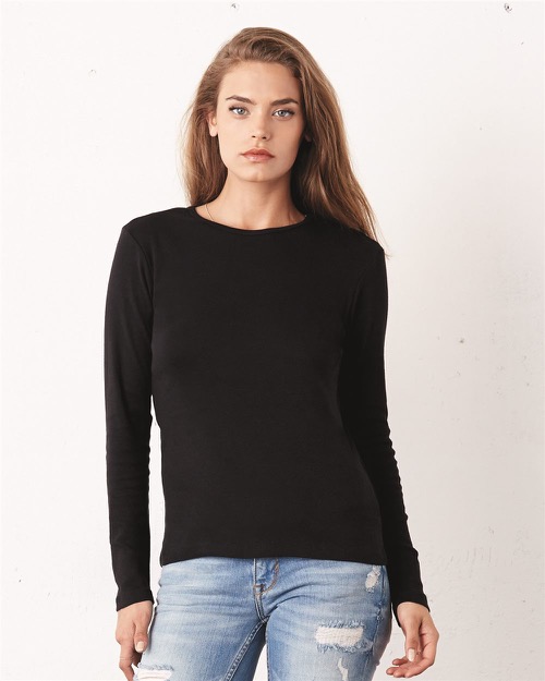 Bella + Canvas - Women's Baby Rib Long Sleeve Tee