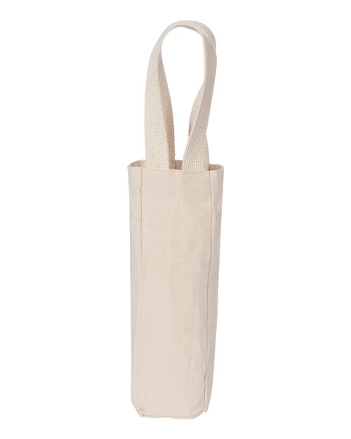 Liberty Bags - 10 Ounce Cotton Canvas Single Bottle Wine Tote