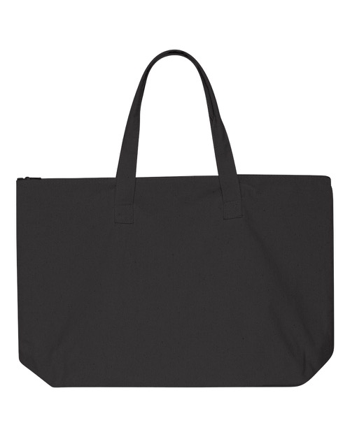 Liberty Bags - 10 Ounce Cotton Canvas Tote with Zipper Top Closure