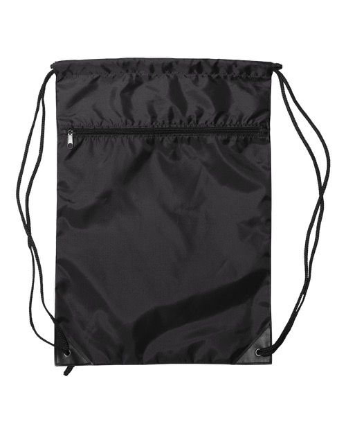 Liberty Bags - Denier Nylon Zippered Drawstring Backpack