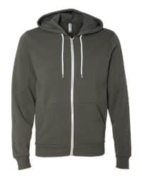 Bella + Canvas - Unisex Full-Zip Hooded Sweatshirt
