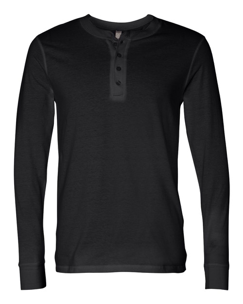 Bella + Canvas - Long Sleeve Jersey Henley