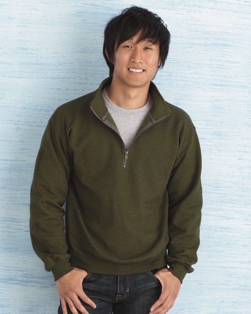 Gildan - Heavy Blend Quarter-Zip Cadet Collar Sweatshirt