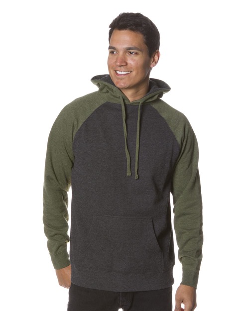 Independent Trading Co. - Raglan Hooded Pullover
