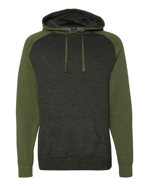 Independent Trading Co. - Raglan Hooded Pullover