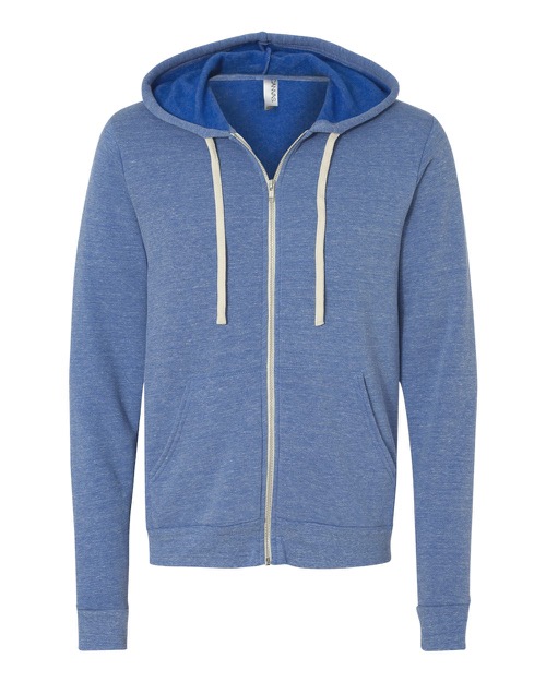 Bella + Canvas - Unisex Triblend Sponge Fleece Full-Zip Sweatshirt