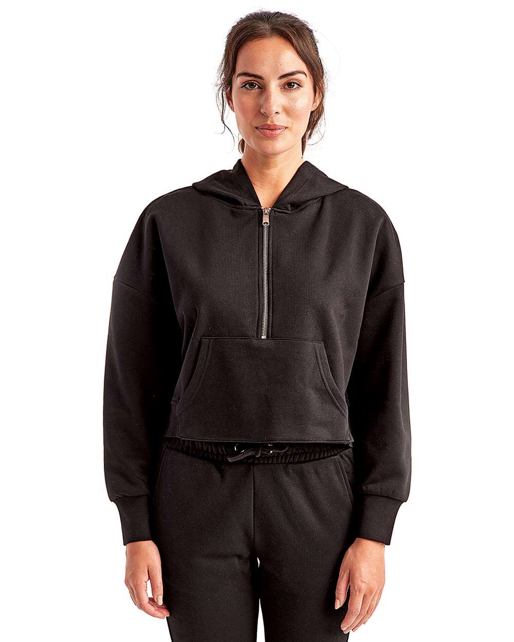 TriDri - Womens Alice Half-Zip Hooded Sweatshirt