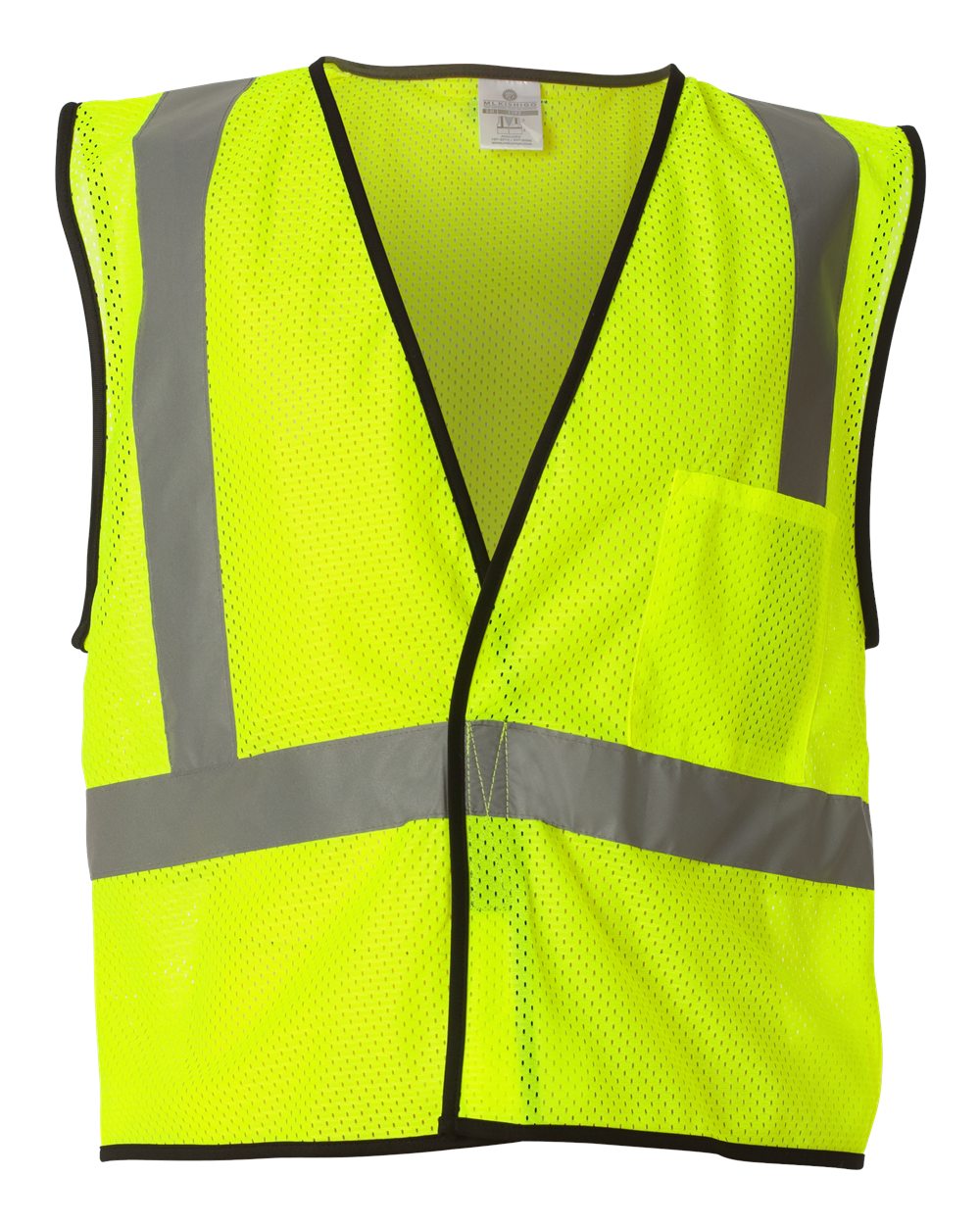 Kishigo - Economy Single Pocket Hook-and-Loop Mesh Vest