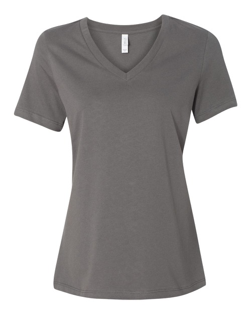 Bella + Canvas - Women's Relaxed Short Sleeve Jersey V-Neck Tee