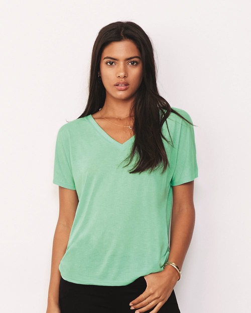 Bella + Canvas - Women's Slouchy V-neck Tee