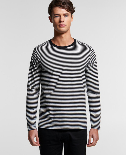 AS Colour - Mens Bowery Stripe L/s Tee
