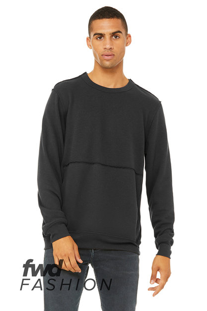 Bella + Canvas - Unisex Raw Seam Crew Pullover