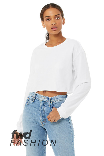 Bella + Canvas - Women's Cropped Long Sleeve Tee