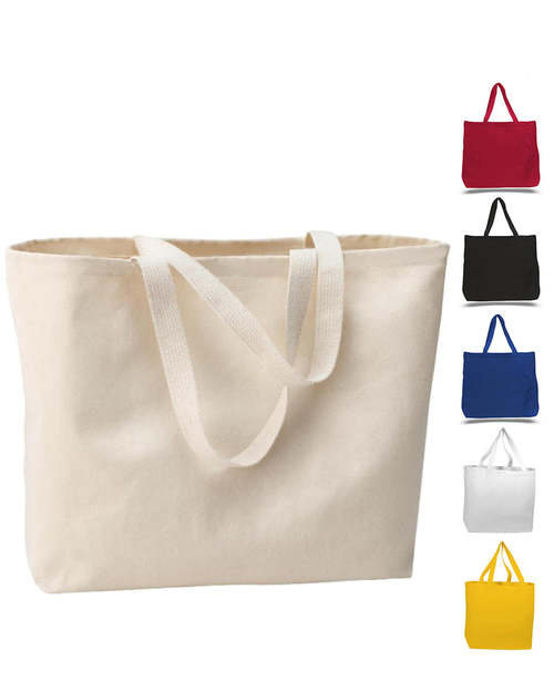 DTLA Print - Large Canvas Wholesale Tote Bag with Long Web Handles
