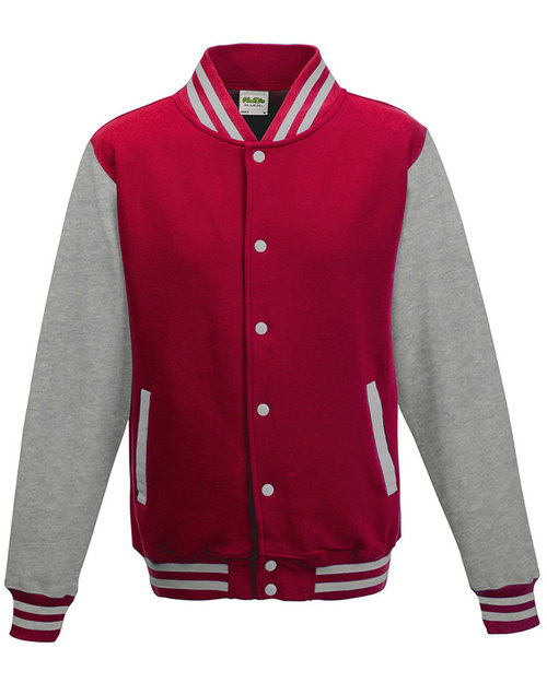 Just Hoods By AWDis - Youth 80/20 Heavyweight Letterman Jacket