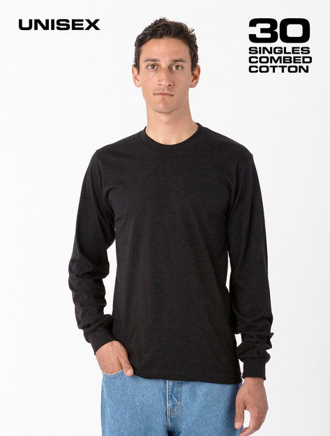 Los Angeles Apparel - L/S Fine Jersey Crew 4.3oz