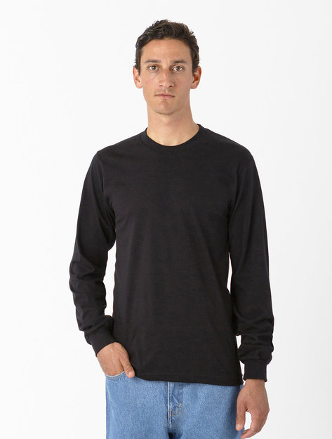 Los Angeles Apparel - L/S Fine Jersey Crew 4.3oz