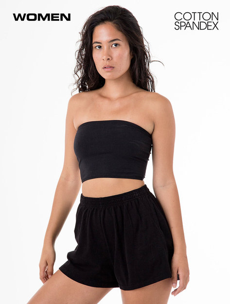 Los Angeles Apparel - Cnt Spandex Tube Crop Top