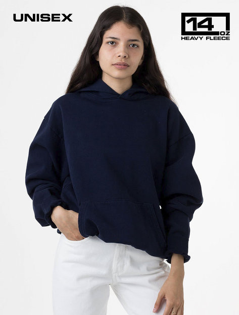 Los Angeles Apparel - L/S Heavy Fleece Hood Po 14 Oz