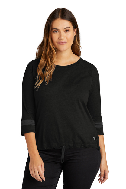 New Era - Ladies Tri-Blend 3/4-Sleeve Tee