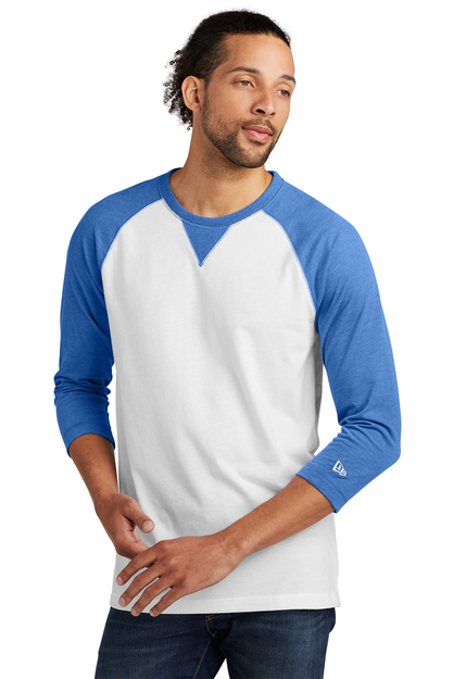 New Era - Sueded Cotton Blend 3/4-Sleeve Baseball Raglan Tee