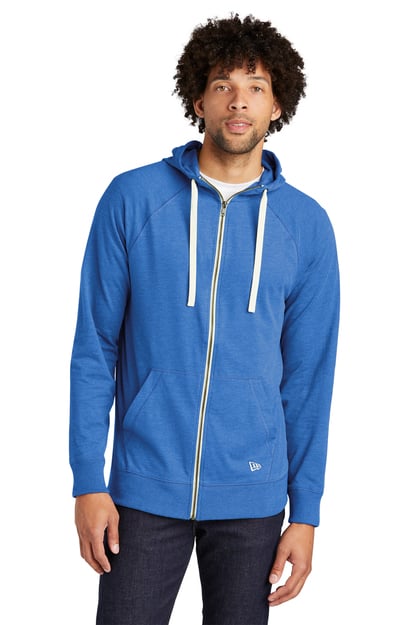 New Era - Sueded Cotton Blend Full-Zip Hoodie