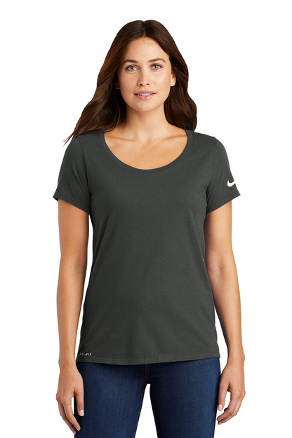 Nike - Ladies Dri-FIT Cotton/Poly Scoop Neck Tee