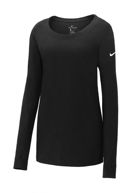Nike - Ladies Core Cotton Long Sleeve Scoop Neck Tee