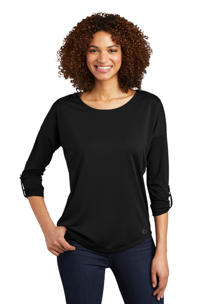 OGIO - Ladies Gravitate Scoop 3/4-Sleeve
