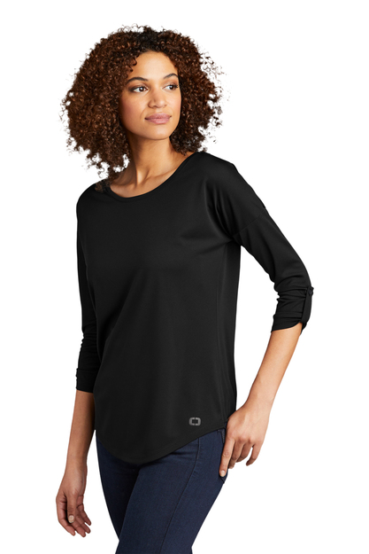 OGIO - Ladies Gravitate Scoop 3/4-Sleeve