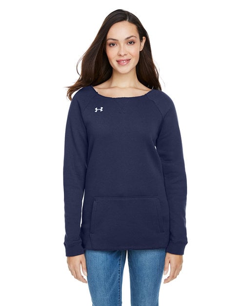 Under Armour - Ladies Hustle Fleece Crewneck Sweatshirt