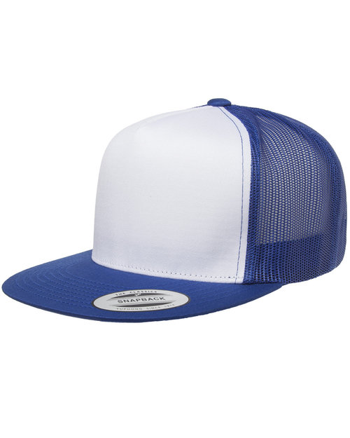 Yupoong - Adult Classic Trucker with White Front Panel Cap