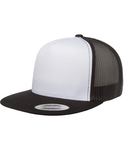 Yupoong - Adult Classic Trucker with White Front Panel Cap
