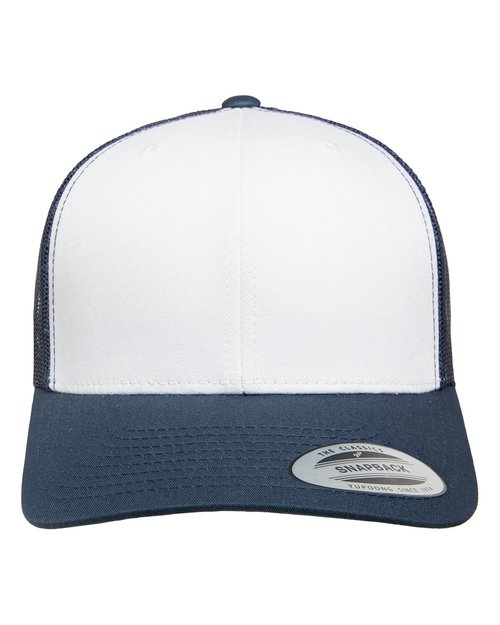 Yupoong - Adult Adjustable White-Front Panel Trucker Cap